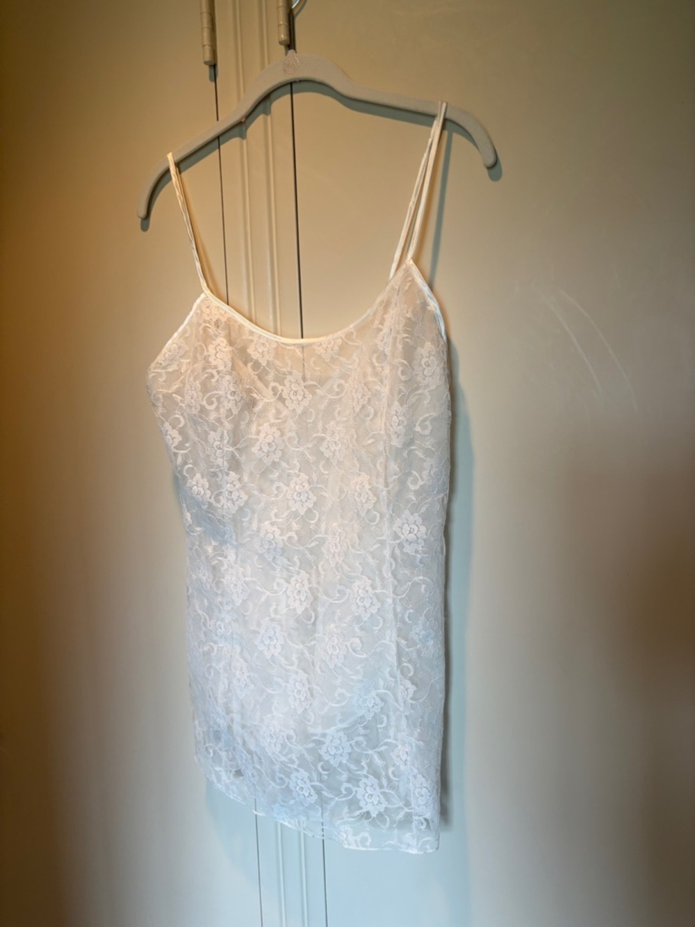 Victoria’s Secret Vintage White Lace Slip Dress